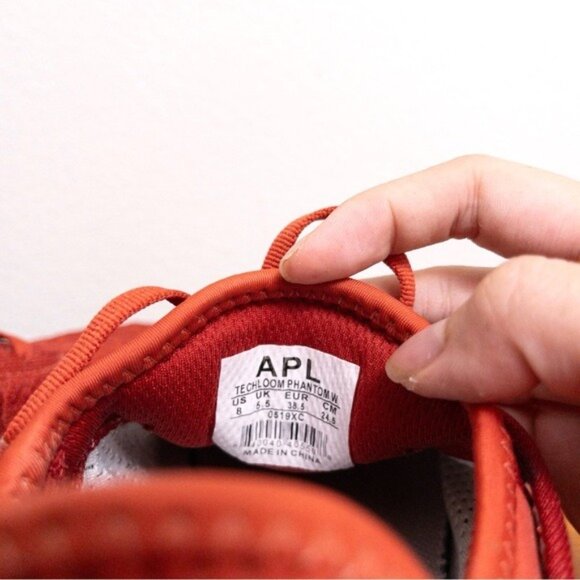 APL Techloom Phantom Womens Sneakers 8 Paprika Running Stretch Textile - Picture 8 of 8